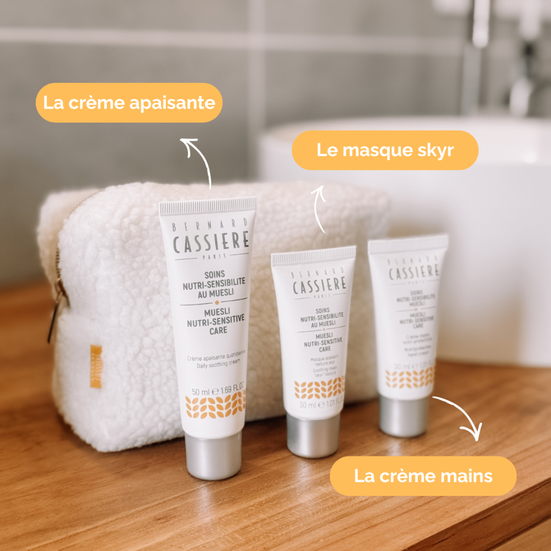 Trousse ma routine apaisante protectrice